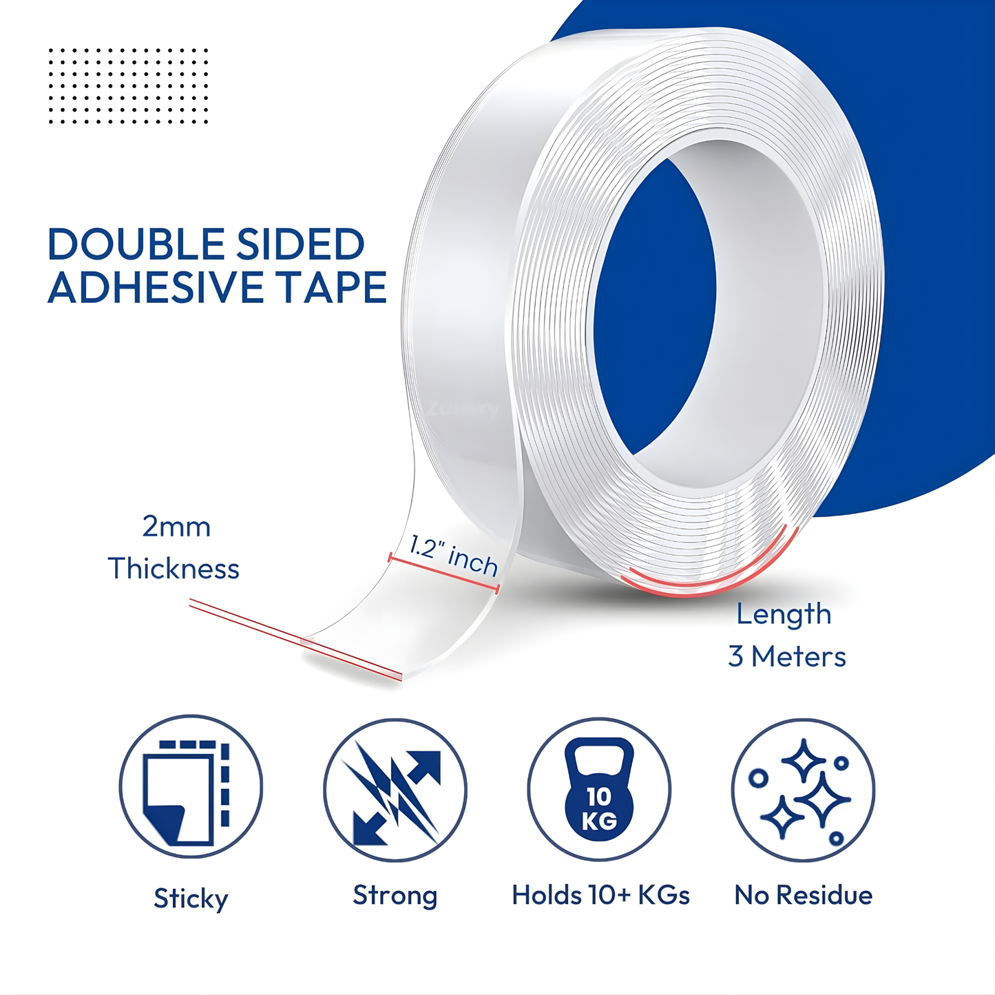 Double Sided Transparent Tape – 3M