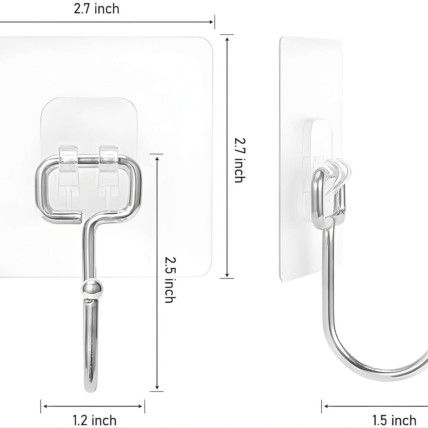 BIG SQUARE WALL HOOKS