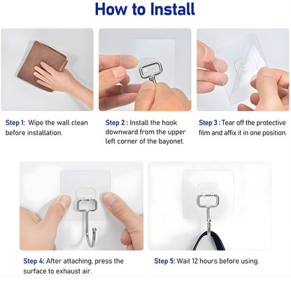 BIG SQUARE WALL HOOKS