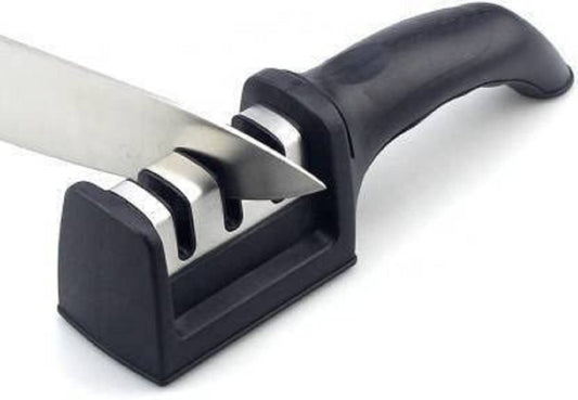 3-STAGE MANUAL KNIFESHARPENER (STAINLESS STEEL)
