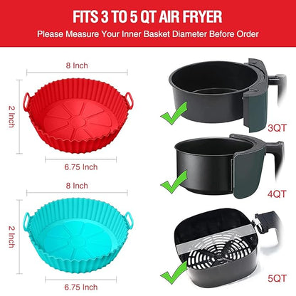 AIR FRYER MOULD LINERS (SILICONE)