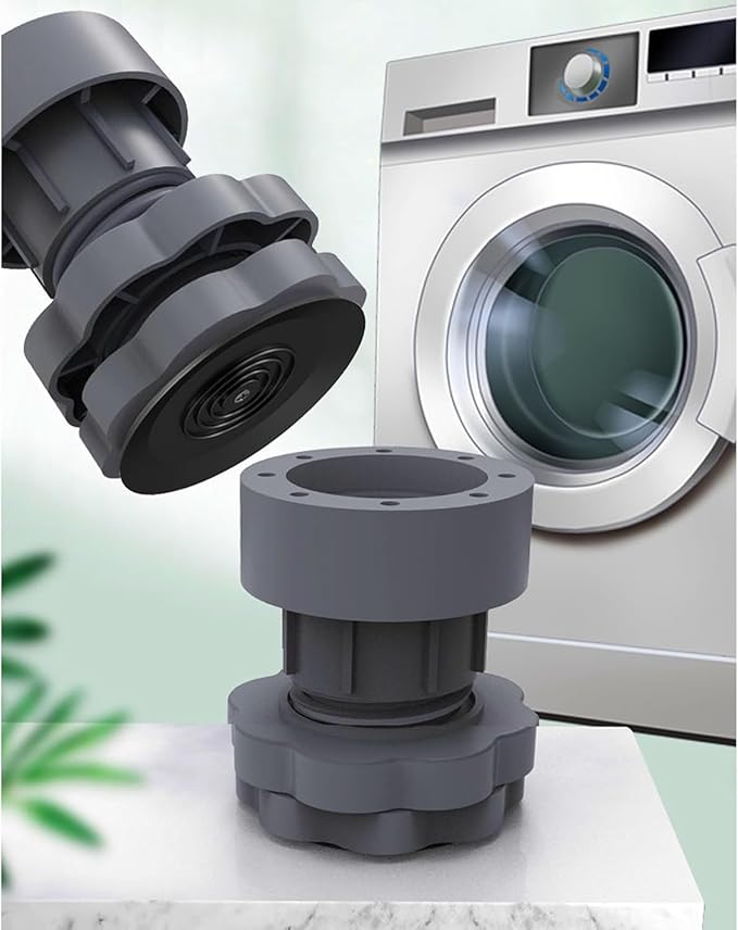 ANTI-VIBRATION WASHING MACHINE PAD (PLASTIC, TPU, GREY)