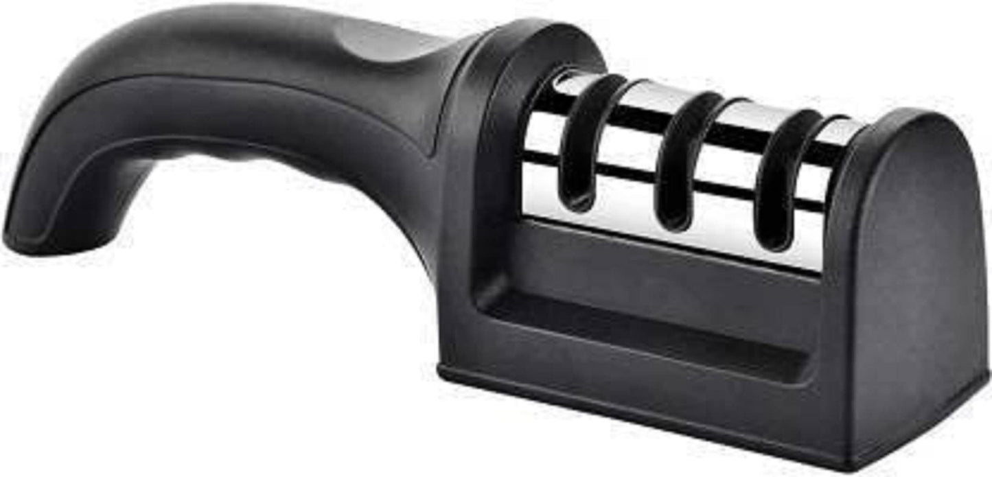 3-STAGE MANUAL KNIFESHARPENER (STAINLESS STEEL)
