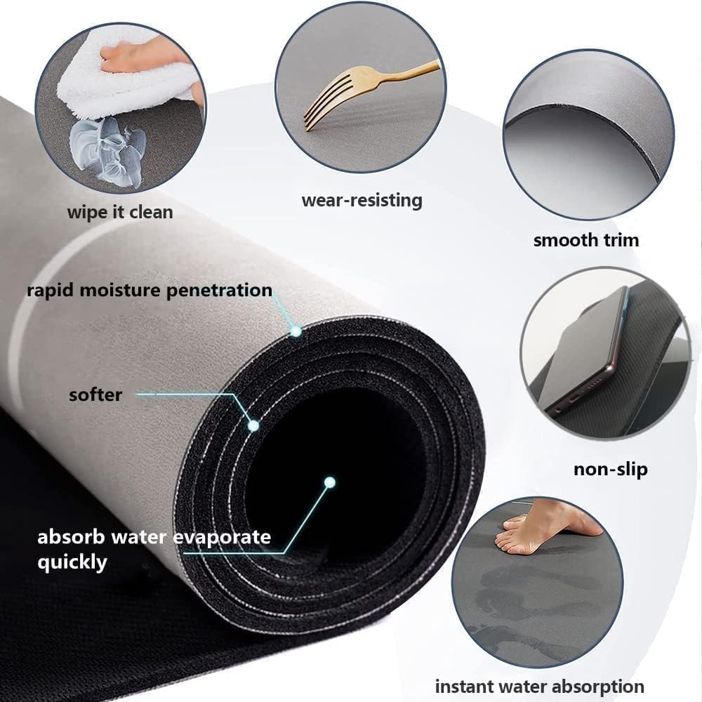 NON-SLIP FLOOR MAT (RUBBER, MULTICOLOUR)