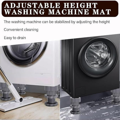 ANTI-VIBRATION WASHING MACHINE PAD (PLASTIC, TPU, GREY)