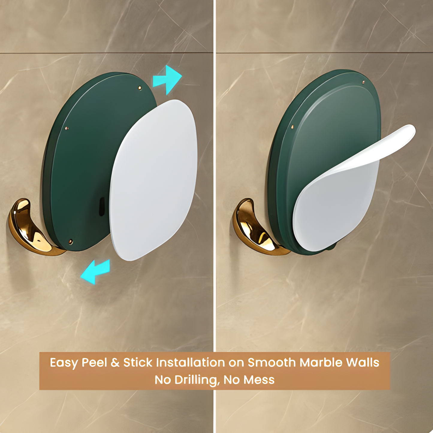 Premiums Golden Wall Hooks