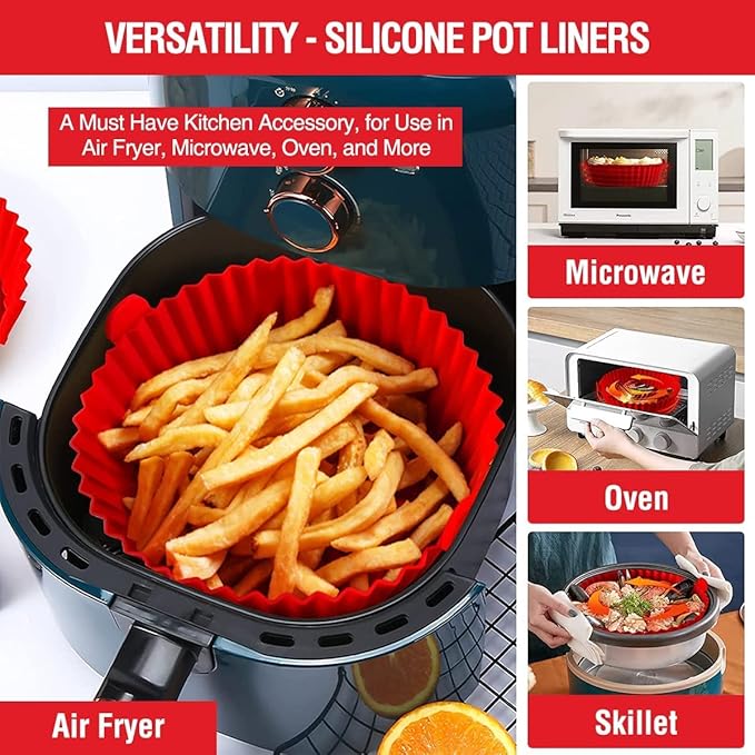 AIR FRYER MOULD LINERS (SILICONE)