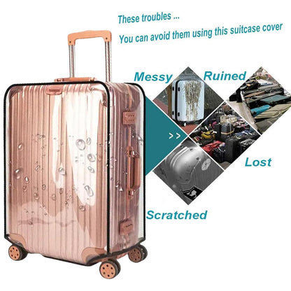 PVC LUGGAGE COVER (TRANSPARENT)