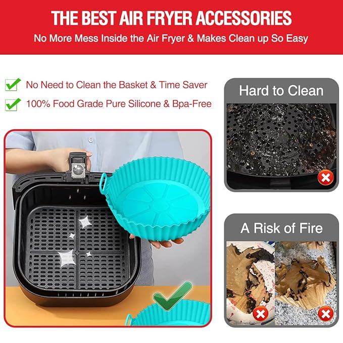 AIR FRYER MOULD LINERS (SILICONE)