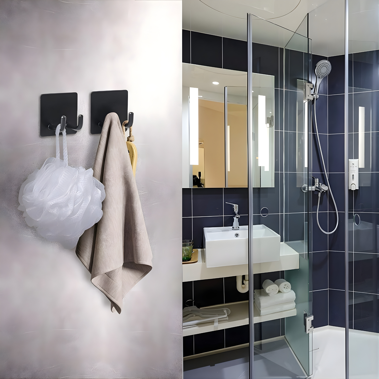 Metal Double Hanger Wall Hook