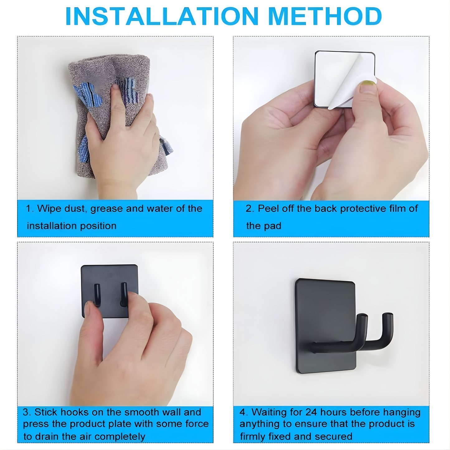 Metal Double Hanger Wall Hook