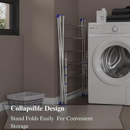 STAINLESS STEEL CLOTH DRYER STAND (SILVER)