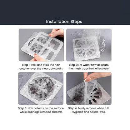 DISPOSABLE DRAIN STRAINER COVER FOR BATHROOM