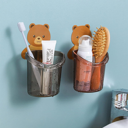 Wall Mount Toothbrush Holder