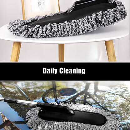 CAR CLEANING DUSTER (MICROFIBER, DARK GREY)