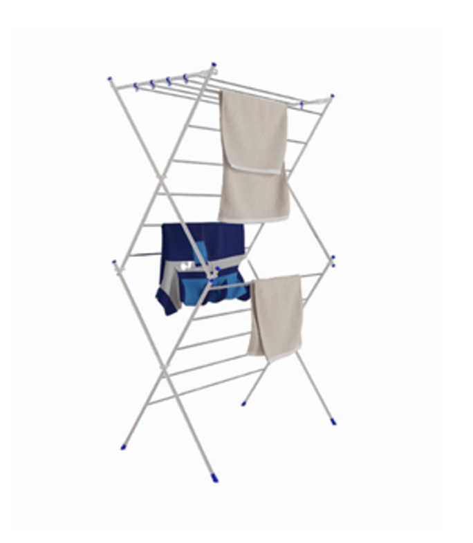 STAINLESS STEEL CLOTH DRYER STAND (SILVER)