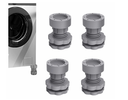 ANTI-VIBRATION WASHING MACHINE PAD (PLASTIC, TPU, GREY)